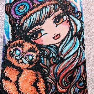 diamond painting completed